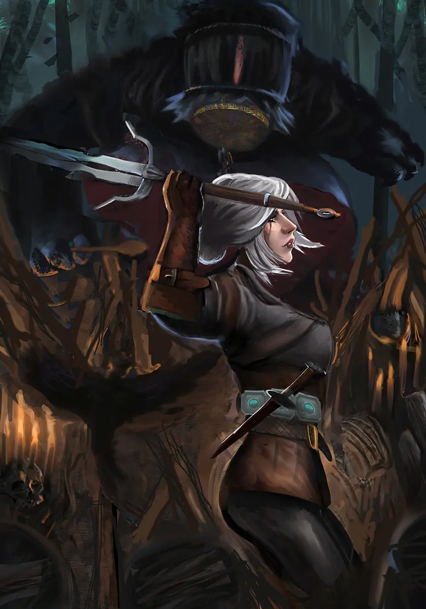 Fan Art of Ciri made by Alejandro Trujillo Ramos