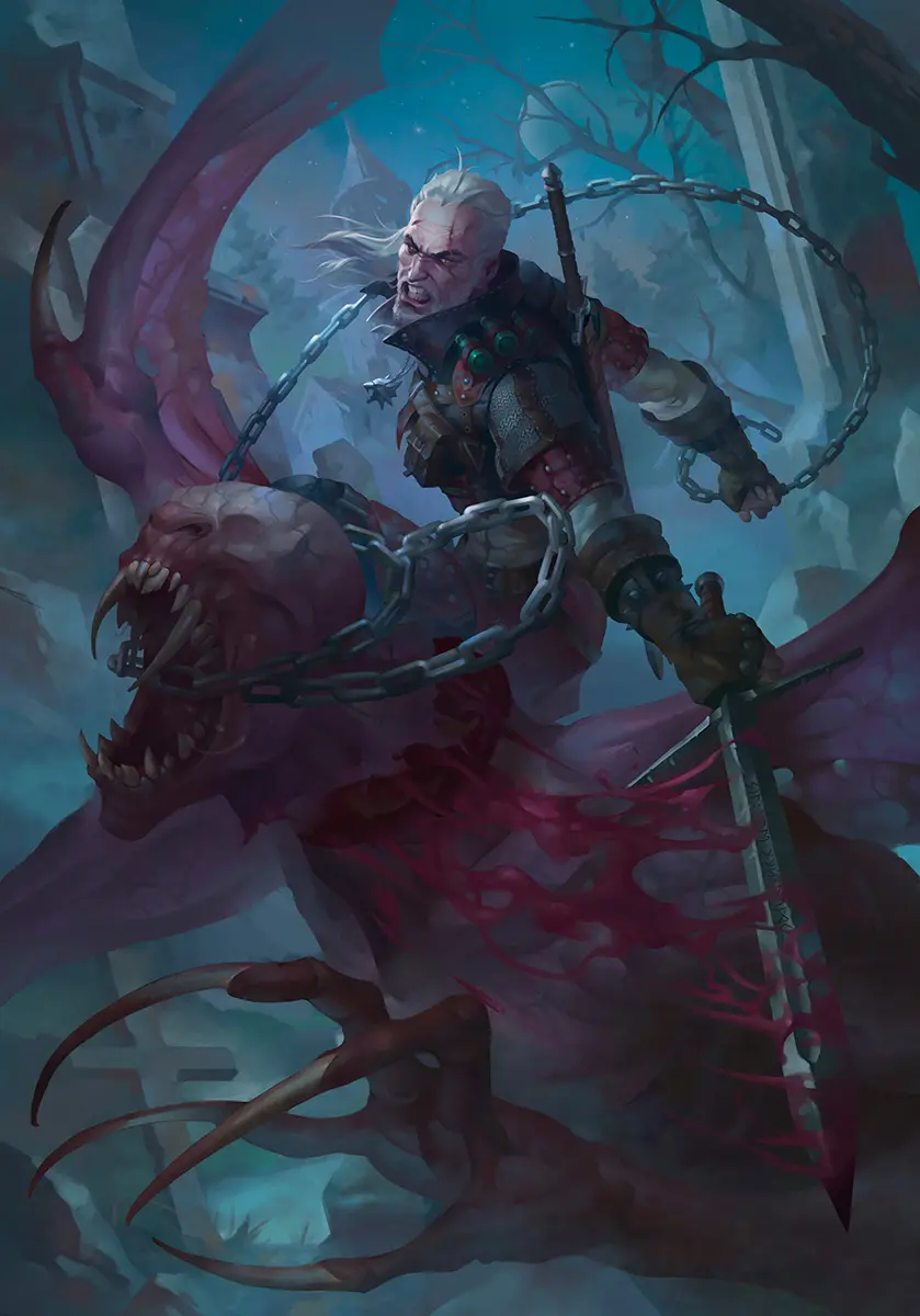 Fan Art of Geralt made by Alexey Kruglov