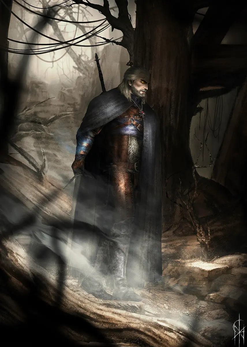 Fan Art of Geralt made by chrisnazgul