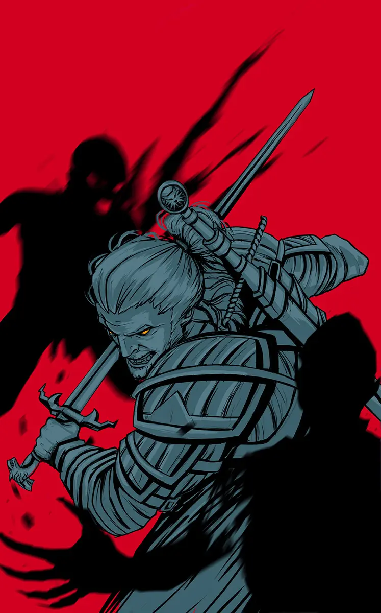 Fan Art of Geralt made by milicakujundzic