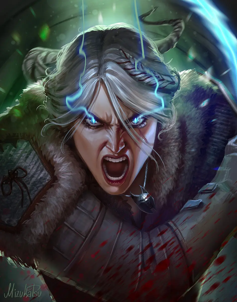 Fan Art of Ciri made by Mizuki Katsu