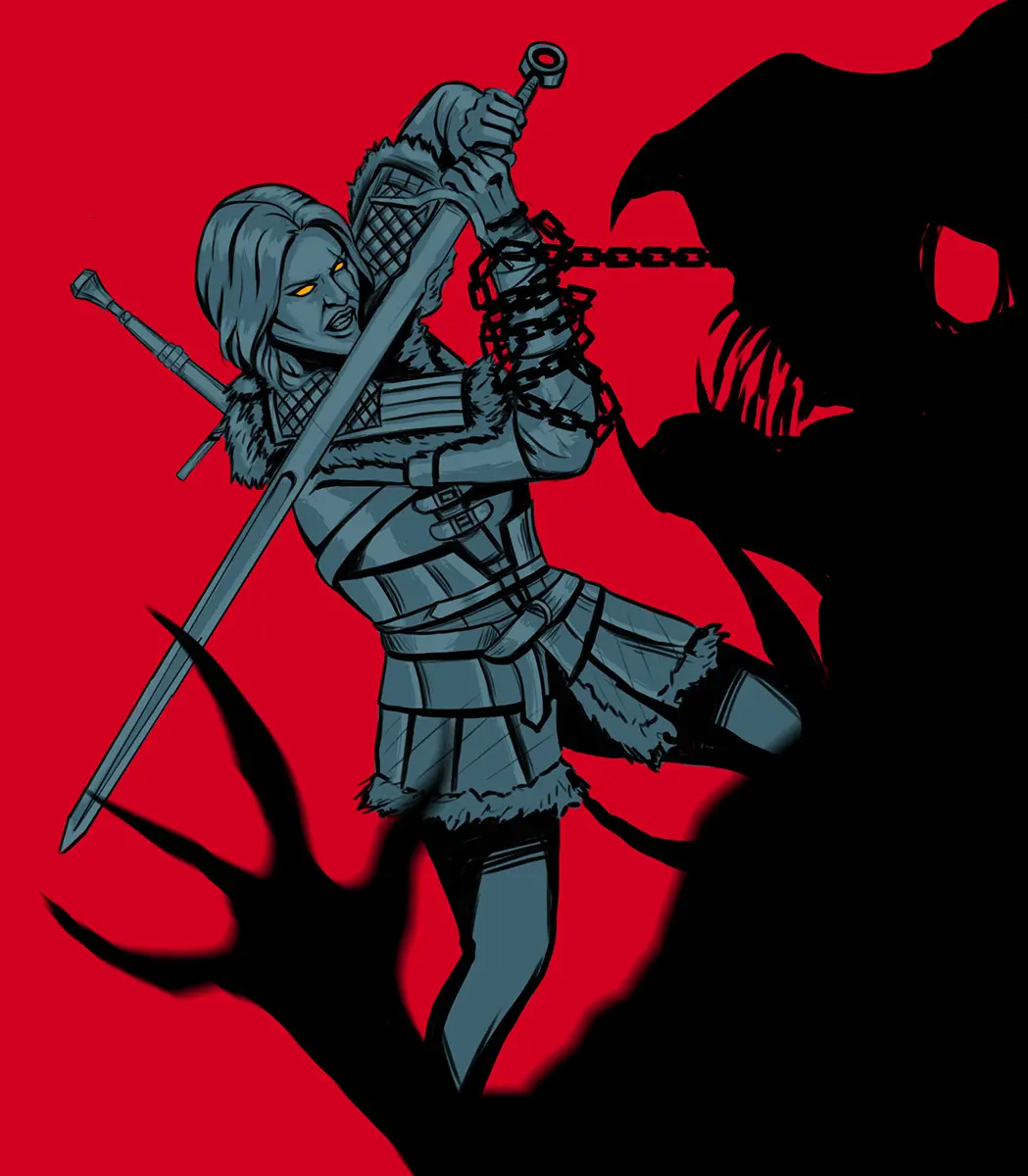 Fan Art of Ciri made by Milica Kujundzic