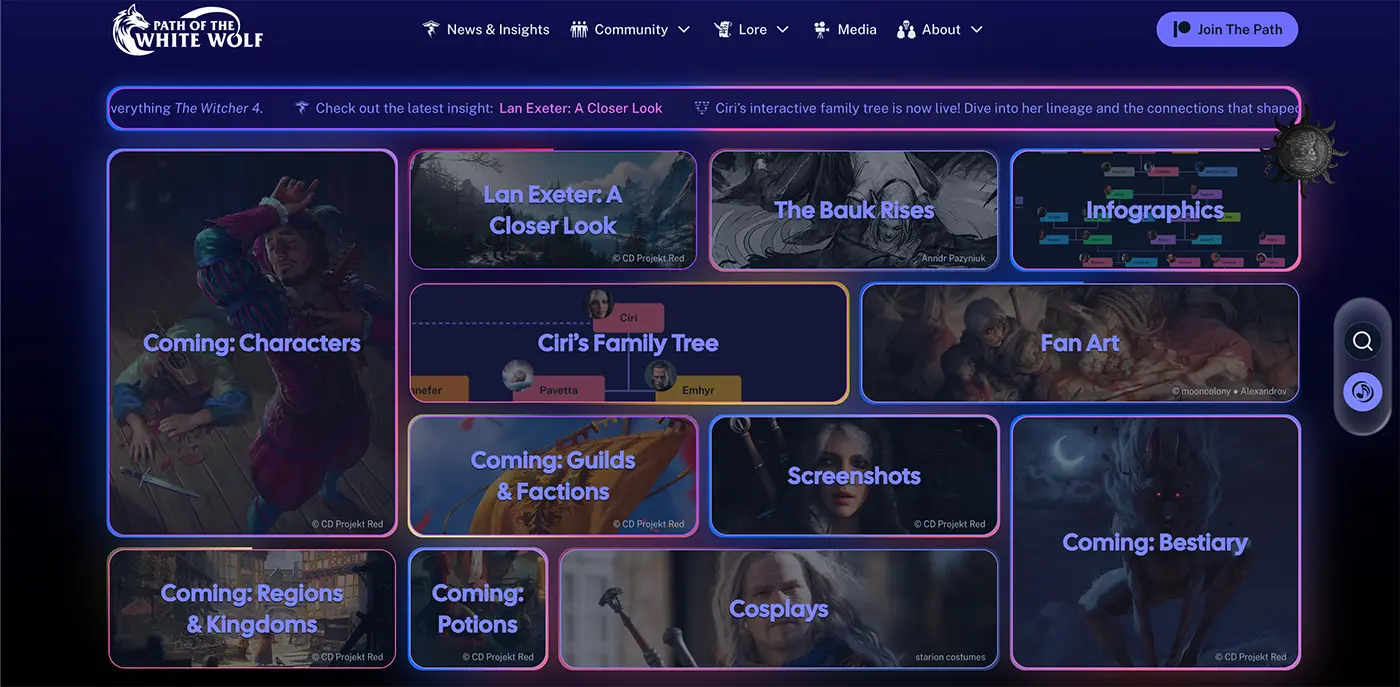 Launch of Path of the White Wolf